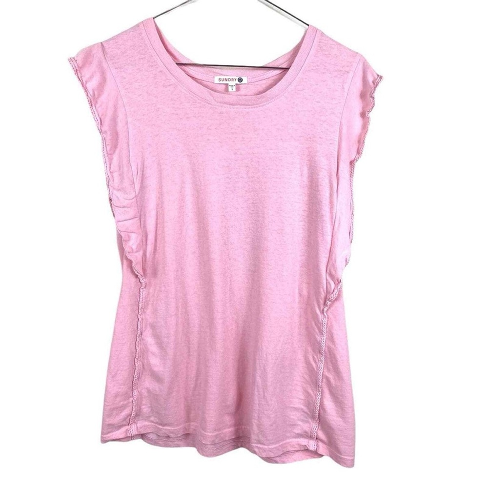 Altar'd State Soft Pink Muscle Tee